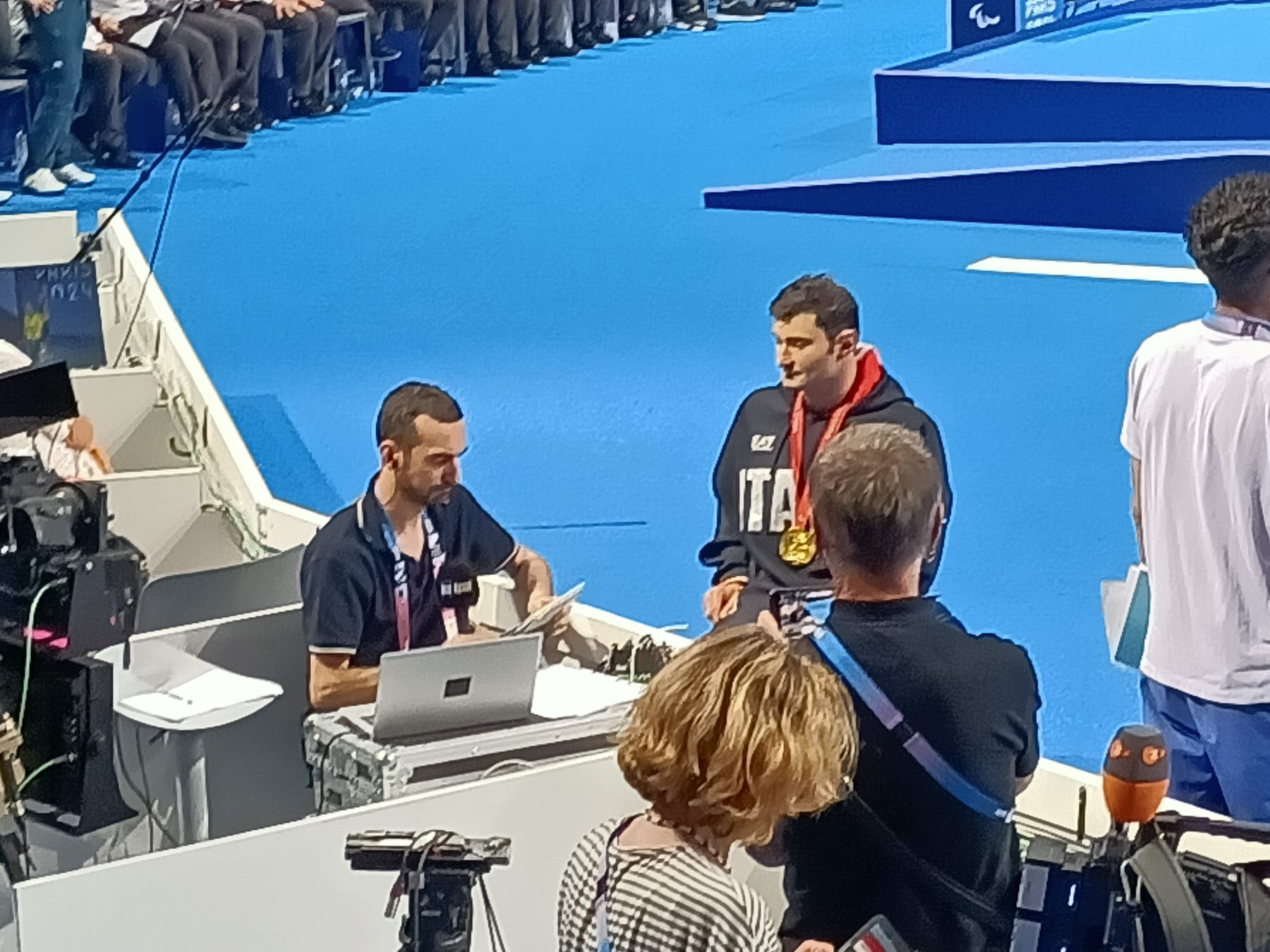 Una gara durante le Olimpiadi di Parigi 2024