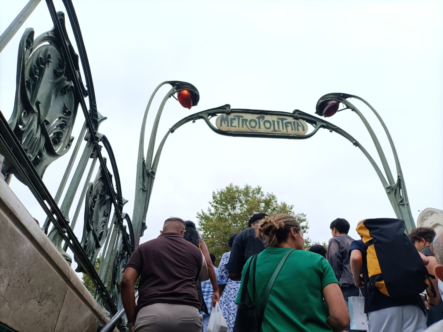 Ingresso della metropolitana di Parigi